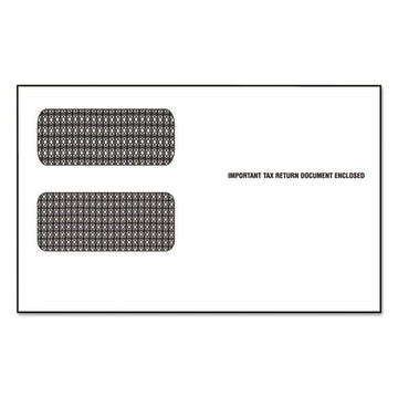 TOPS™ 1099 Double Window Envelope, Commercial Flap, Gummed Closure, 5.63 X 9, White, 24-pack freeshipping - TVN Wholesale